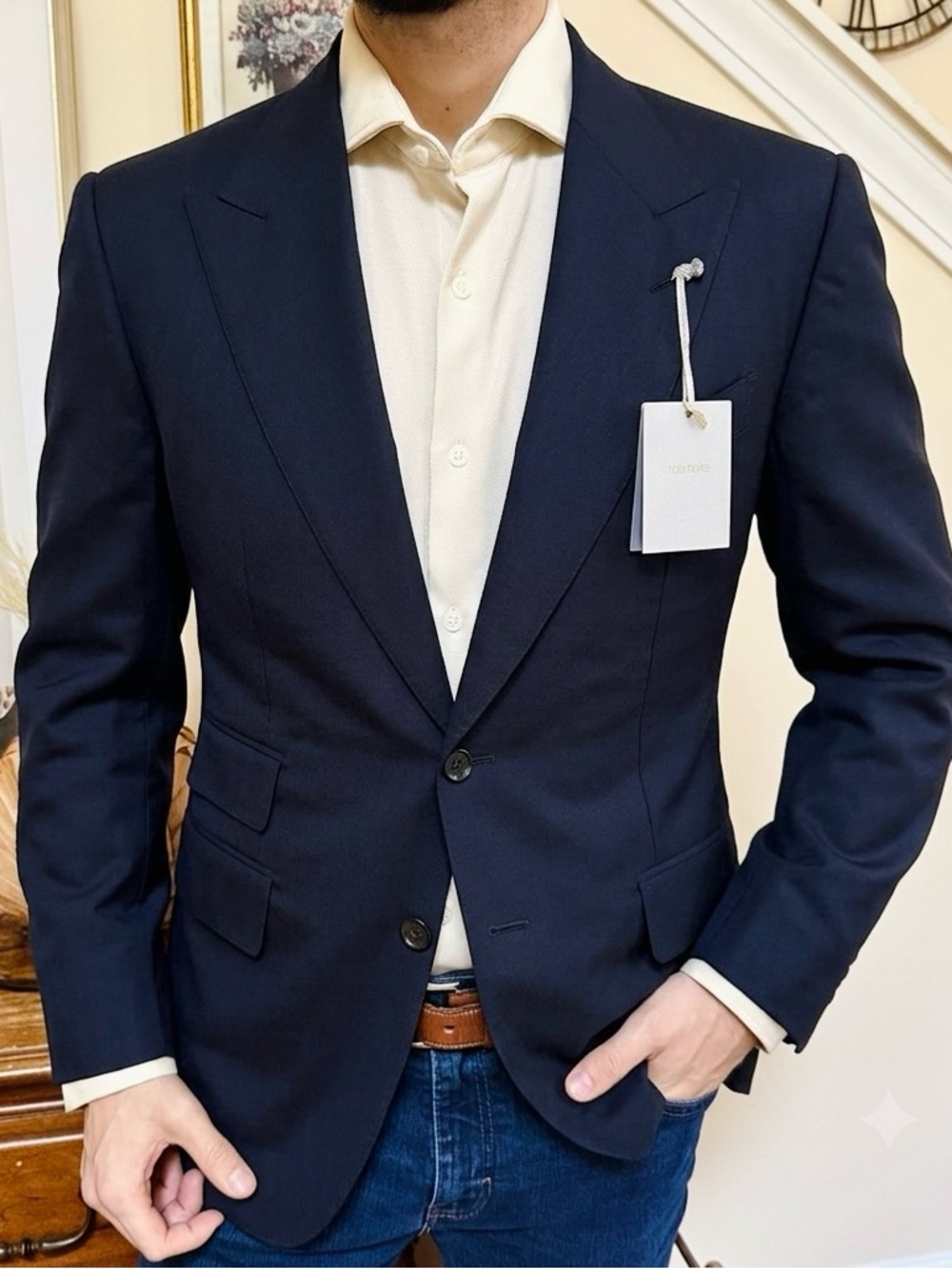 NWT Tom Ford Navy Blazer | $3870 - 46R